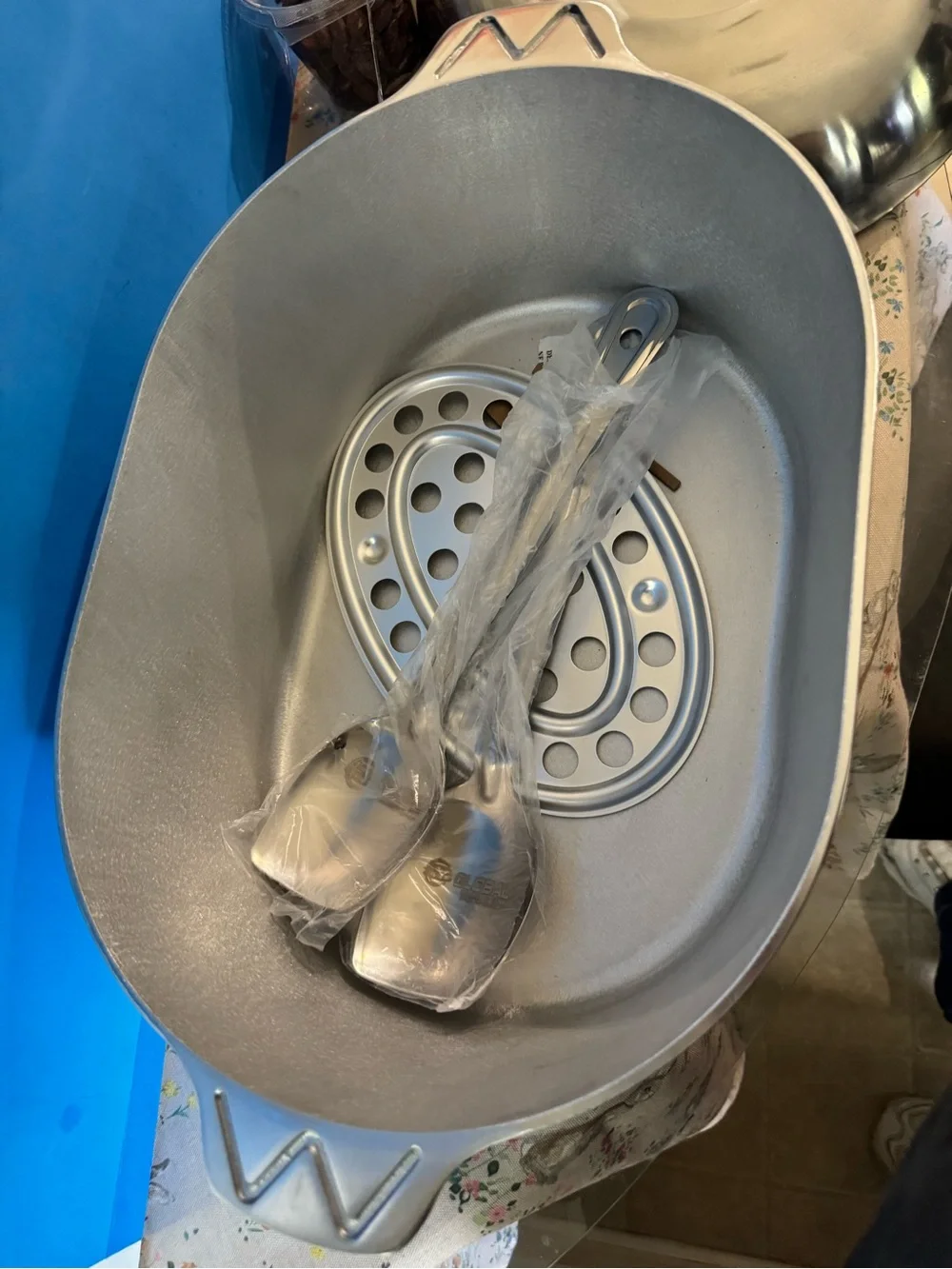 McWare 15-inch heavy-duty, for roasting, steaming, and Cajun-style cooking